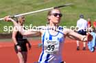 Womens javelin, 2024 NE Masters Track and Field Champs., Monkton Stadium, Jarrow.  Photo: David T. Hewitson/Sports for All Pics
